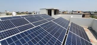 10kw on grid solar panel system installed on rooftop in pakistan